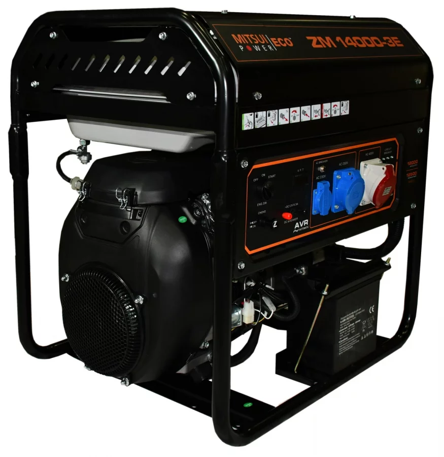 Бензиновый генератор Mitsui Power ZM 14000 E-3 с АВР