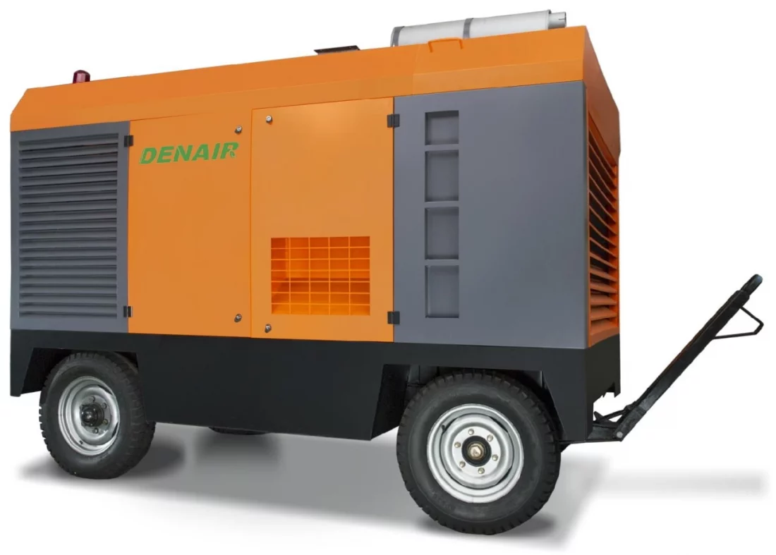 Дизельный компрессор Denair DACY-32/10 (на шасси)