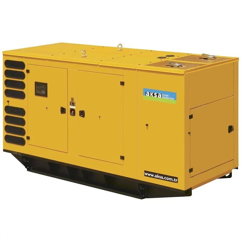 Дизельный генератор Aksa APD-550P в кожухе 