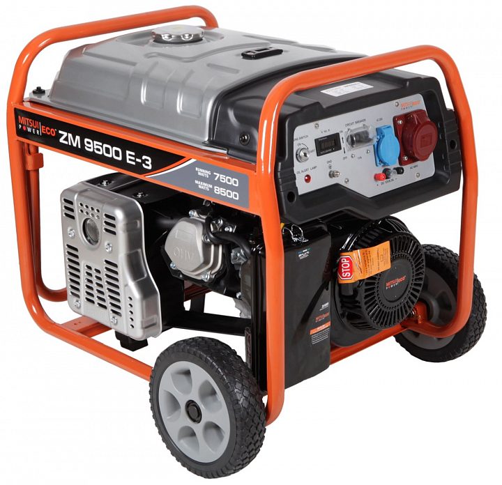 Бензиновый генератор Mitsui Power ZM 9500 E-3 с АВР