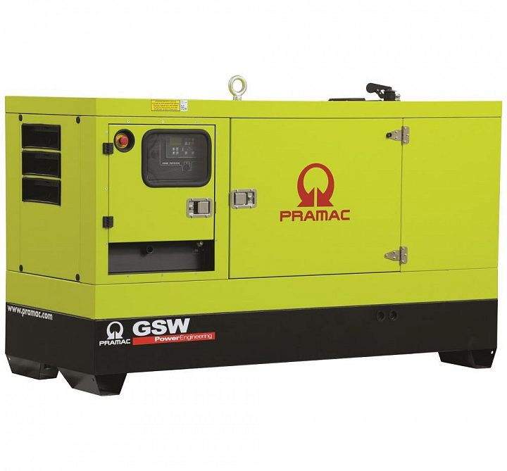 Дизельный генератор Pramac GSW 80 P AUTO в кожухе
