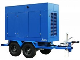 Дизельный генератор ТСС АД-100С-Т400-1РПМ19 на шасси — фото 1