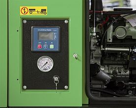 Дизельный компрессор Atmos PDP 28 10 регул без тормоза — фото 4